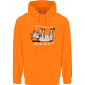 Maybe I'm Not the GOAT Funny Farming Mens 80% Cotton Hoodie Orange