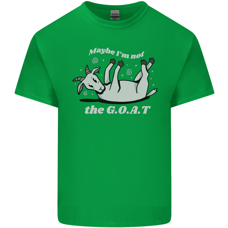 Maybe I'm Not the GOAT Funny Farming Mens Cotton T-Shirt Tee Top Irish Green