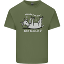 Maybe I'm Not the GOAT Funny Farming Mens Cotton T-Shirt Tee Top Military Green