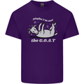 Maybe I'm Not the GOAT Funny Farming Mens Cotton T-Shirt Tee Top Purple