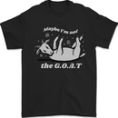 Maybe I'm Not the GOAT Funny Farming Mens T-Shirt 100% Cotton Black
