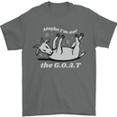 Maybe I'm Not the GOAT Funny Farming Mens T-Shirt 100% Cotton Charcoal