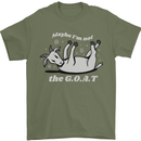 Maybe I'm Not the GOAT Funny Farming Mens T-Shirt 100% Cotton Military Green
