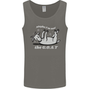 Maybe I'm Not the GOAT Funny Farming Mens Vest Tank Top Charcoal