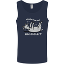 Maybe I'm Not the GOAT Funny Farming Mens Vest Tank Top Navy Blue