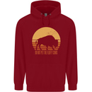 Maybe Im Not the GOAT Funny Farming Childrens Kids Hoodie Red