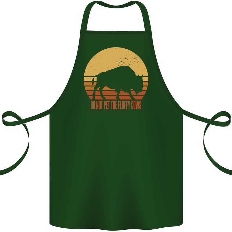 Maybe Im Not the GOAT Funny Farming Cotton Apron 100% Organic Forest Green