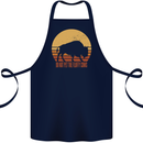 Maybe Im Not the GOAT Funny Farming Cotton Apron 100% Organic Navy Blue