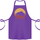 Maybe Im Not the GOAT Funny Farming Cotton Apron 100% Organic Purple