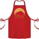 Maybe Im Not the GOAT Funny Farming Cotton Apron 100% Organic Red