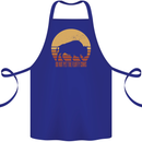 Maybe Im Not the GOAT Funny Farming Cotton Apron 100% Organic Royal Blue