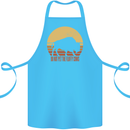 Maybe Im Not the GOAT Funny Farming Cotton Apron 100% Organic Turquoise