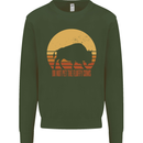 Maybe Im Not the GOAT Funny Farming Kids Sweatshirt Jumper Forest Green