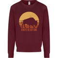Maybe Im Not the GOAT Funny Farming Kids Sweatshirt Jumper Maroon