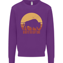 Maybe Im Not the GOAT Funny Farming Kids Sweatshirt Jumper Purple