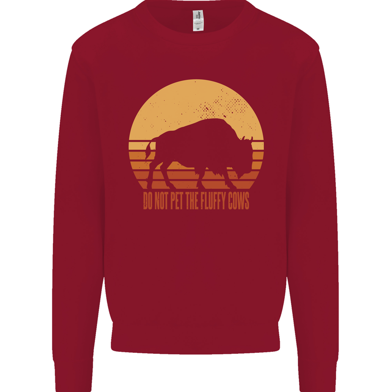 Maybe Im Not the GOAT Funny Farming Kids Sweatshirt Jumper Red