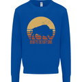 Maybe Im Not the GOAT Funny Farming Kids Sweatshirt Jumper Royal Blue