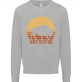 Maybe Im Not the GOAT Funny Farming Kids Sweatshirt Jumper Sports Grey