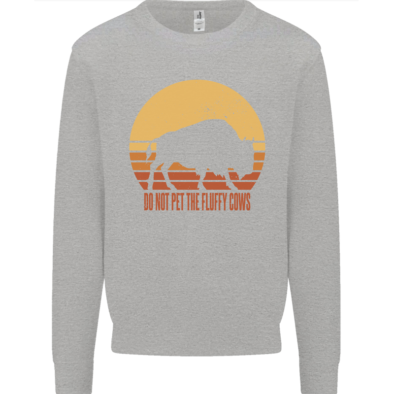 Maybe Im Not the GOAT Funny Farming Kids Sweatshirt Jumper Sports Grey