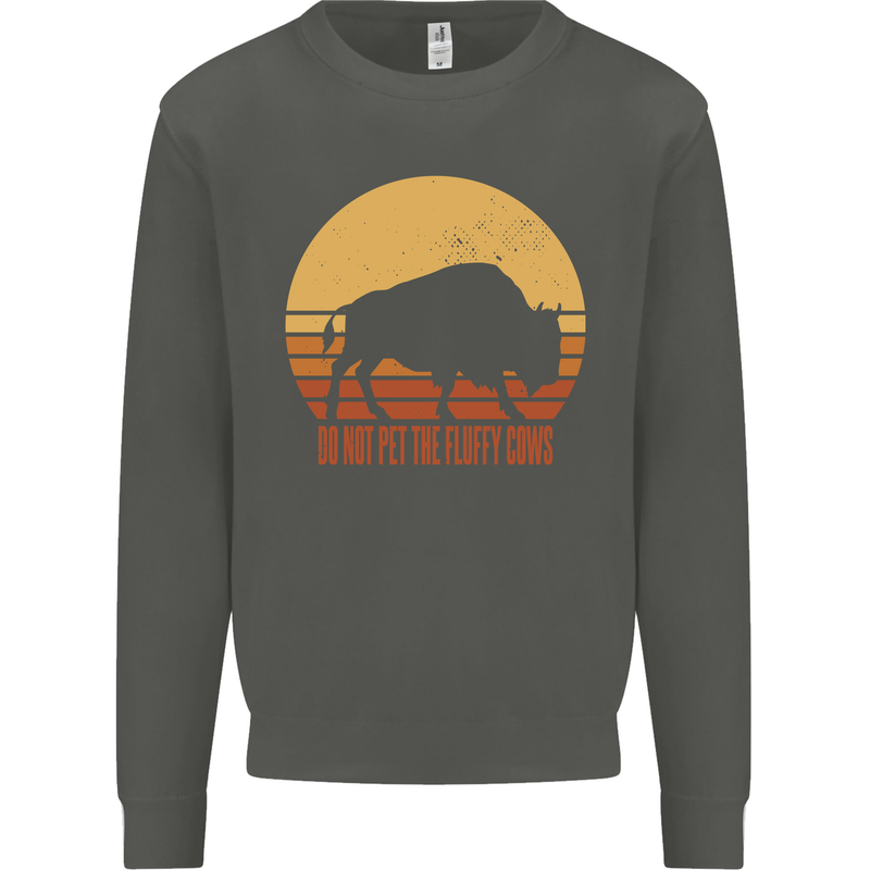 Maybe Im Not the GOAT Funny Farming Kids Sweatshirt Jumper Storm Grey