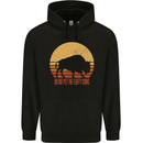 Maybe Im Not the GOAT Funny Farming Mens 80% Cotton Hoodie Black