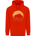 Maybe Im Not the GOAT Funny Farming Mens 80% Cotton Hoodie Bright Red