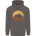 Maybe Im Not the GOAT Funny Farming Mens 80% Cotton Hoodie Charcoal