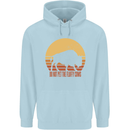 Maybe Im Not the GOAT Funny Farming Mens 80% Cotton Hoodie Light Blue
