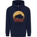 Maybe Im Not the GOAT Funny Farming Mens 80% Cotton Hoodie Navy Blue