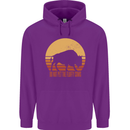 Maybe Im Not the GOAT Funny Farming Mens 80% Cotton Hoodie Purple