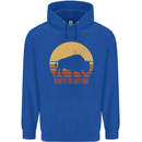 Maybe Im Not the GOAT Funny Farming Mens 80% Cotton Hoodie Royal Blue