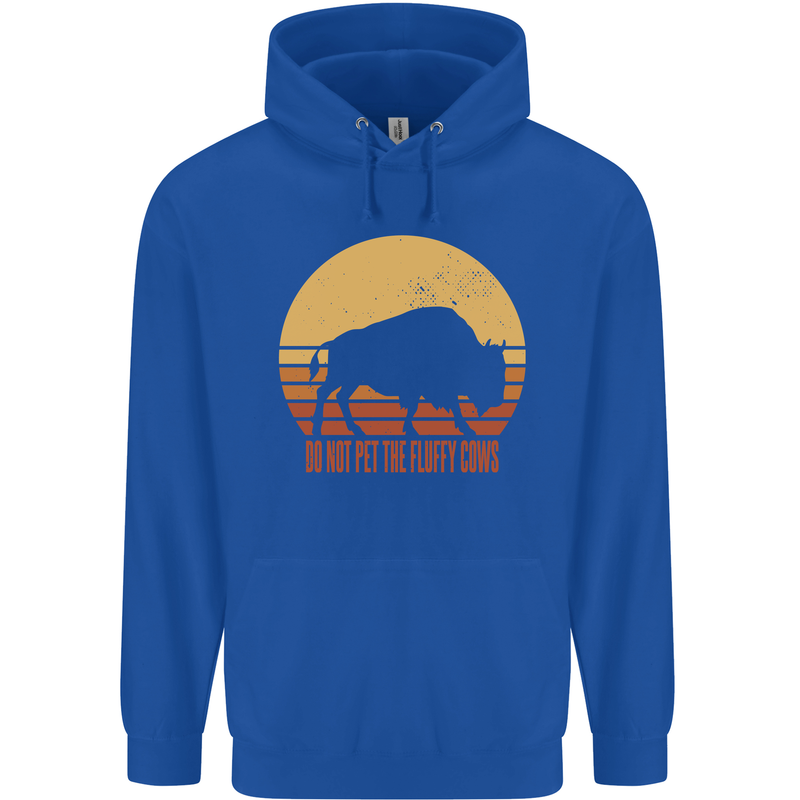 Maybe Im Not the GOAT Funny Farming Mens 80% Cotton Hoodie Royal Blue