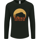 Maybe Im Not the GOAT Funny Farming Mens Long Sleeve T-Shirt Black