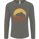 Maybe Im Not the GOAT Funny Farming Mens Long Sleeve T-Shirt Charcoal