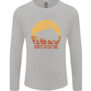 Maybe Im Not the GOAT Funny Farming Mens Long Sleeve T-Shirt Sports Grey