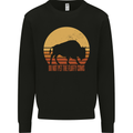 Maybe Im Not the GOAT Funny Farming Mens Sweatshirt Jumper Black