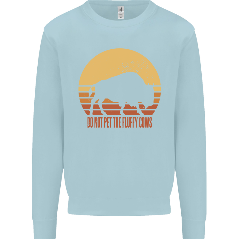 Maybe Im Not the GOAT Funny Farming Mens Sweatshirt Jumper Light Blue