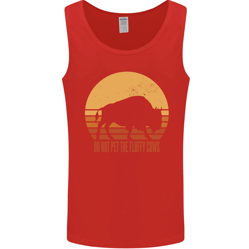 Maybe Im Not the GOAT Funny Farming Mens Vest Tank Top Red
