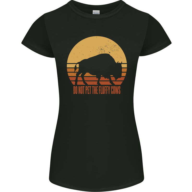 Maybe Im Not the GOAT Funny Farming Womens Petite Cut T-Shirt Black