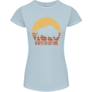 Maybe Im Not the GOAT Funny Farming Womens Petite Cut T-Shirt Light Blue