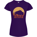 Maybe Im Not the GOAT Funny Farming Womens Petite Cut T-Shirt Purple
