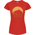 Maybe Im Not the GOAT Funny Farming Womens Petite Cut T-Shirt Red