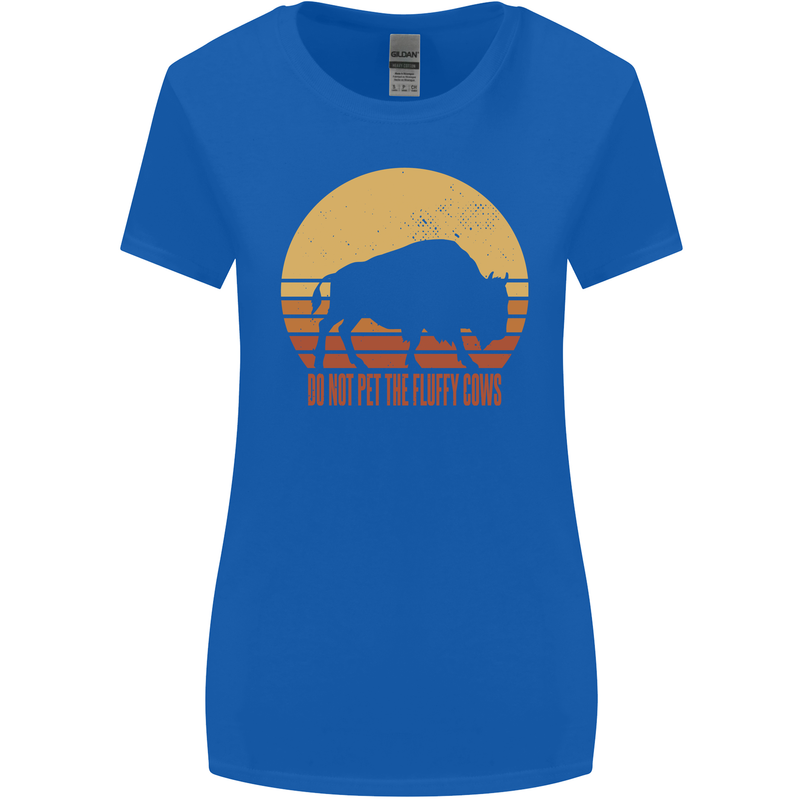 Maybe Im Not the GOAT Funny Farming Womens Wider Cut T-Shirt Royal Blue