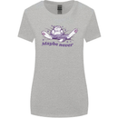 Maybe Never Lazy Cat Sleeping Womens Wider Cut T-Shirt Sports Grey