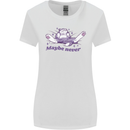 Maybe Never Lazy Cat Sleeping Womens Wider Cut T-Shirt White