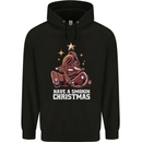 Meat Christmas Tree Funny Xmas Dinner BBQ Mens 80% Cotton Hoodie Black