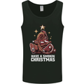 Meat Christmas Tree Funny Xmas Dinner BBQ Mens Vest Tank Top Black