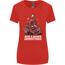 Meat Christmas Tree Funny Xmas Dinner BBQ Womens Wider Cut T-Shirt Red
