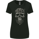 Mechanical Skull Clock Watch Mechanic Engineer Womens Wider Cut T-Shirt Black
