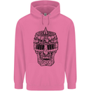 Medieval Skull Helmet Childrens Kids Hoodie Azalea